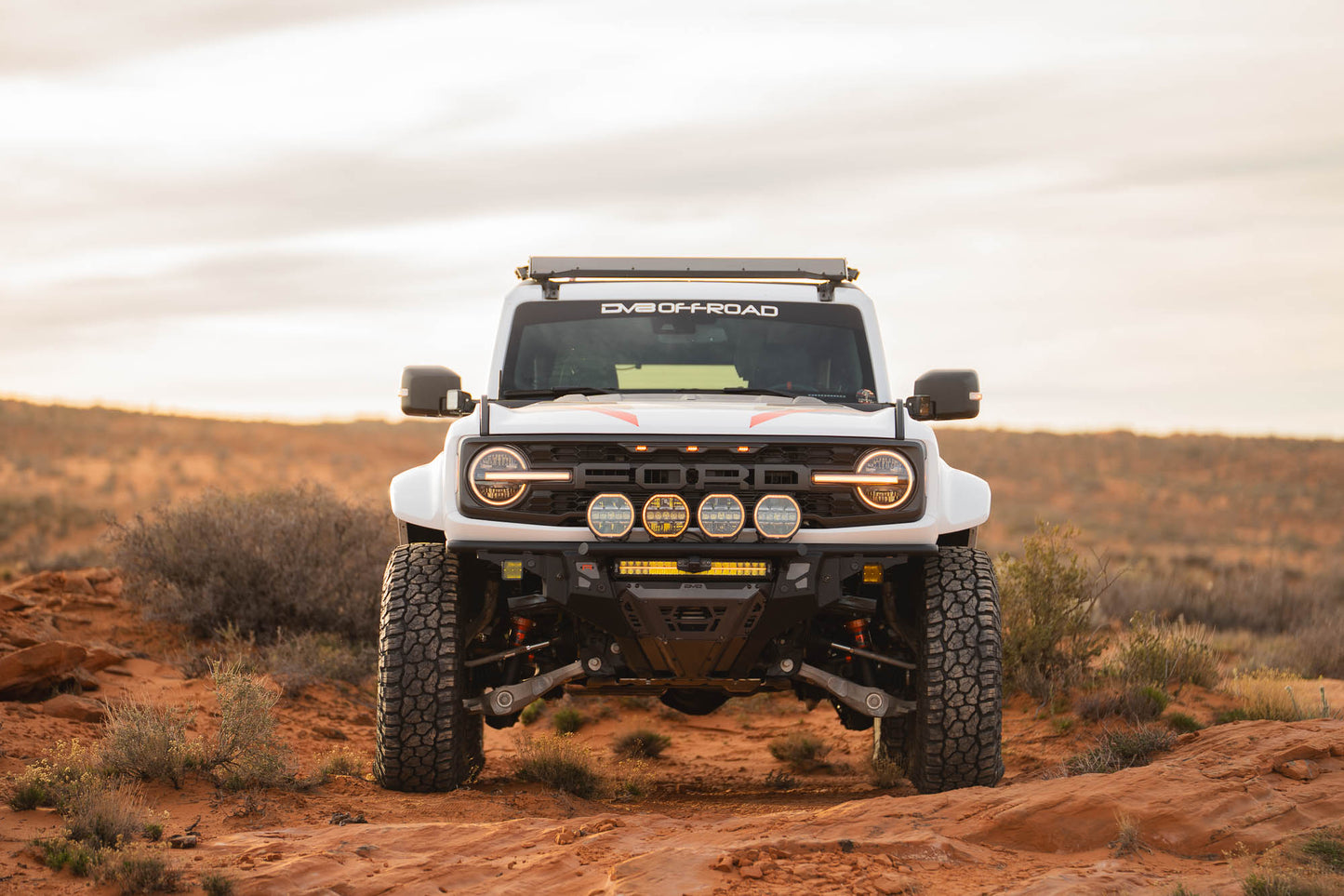 2022+ Ford Bronco Raptor Tube Front Bumper DV8 Offroad-12