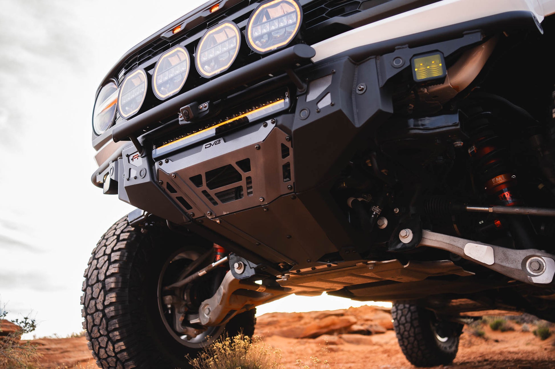 2022+ Ford Bronco Raptor Tube Front Bumper DV8 Offroad-14