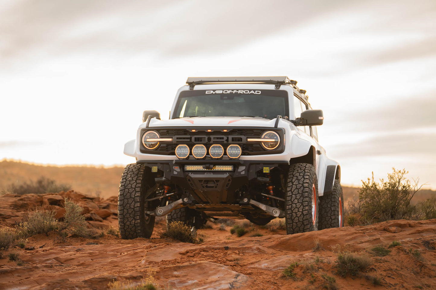 2022+ Ford Bronco Raptor Tube Front Bumper DV8 Offroad-19