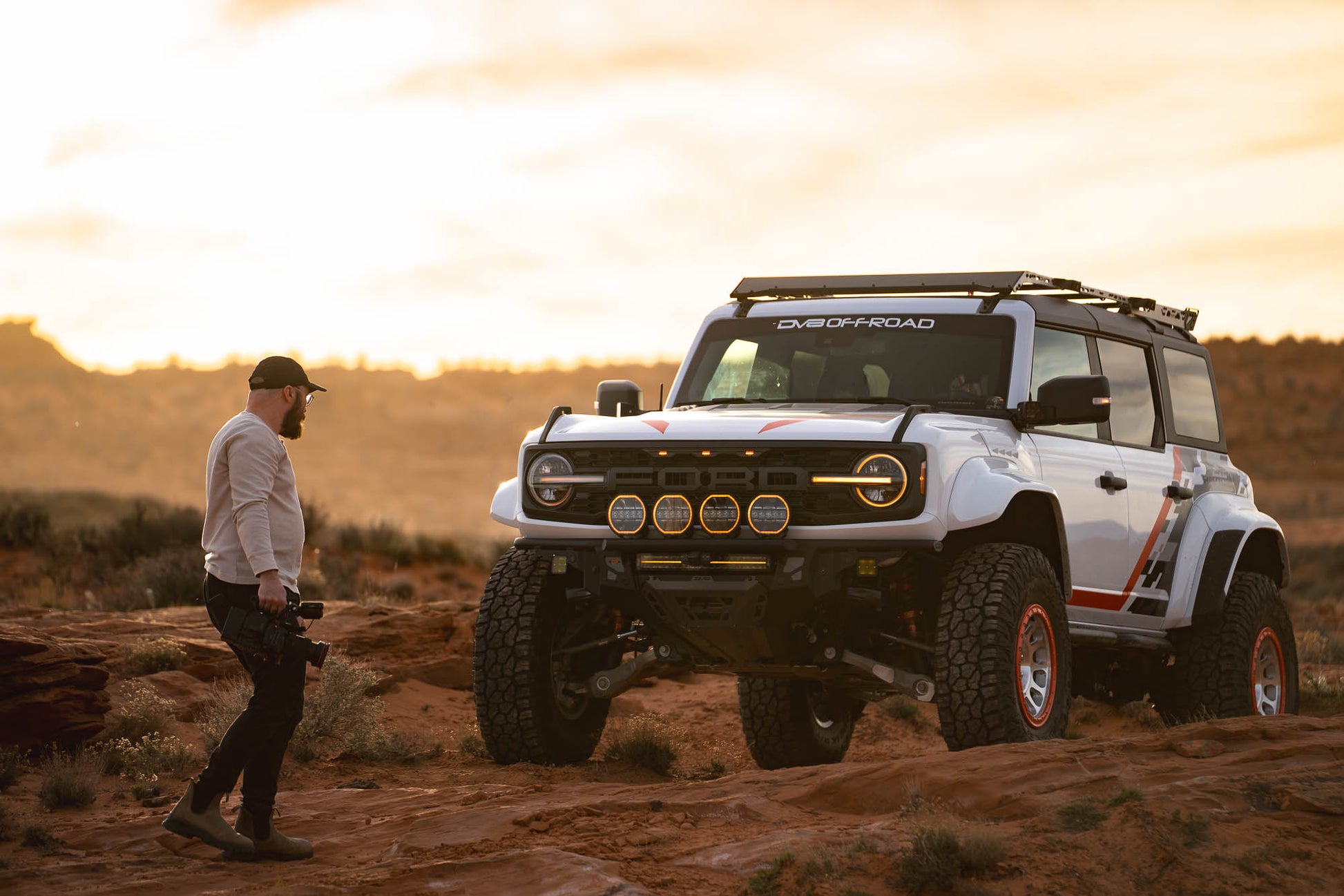 2022+ Ford Bronco Raptor Tube Front Bumper DV8 Offroad-5