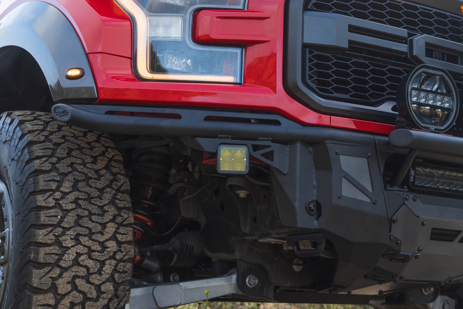2017 2020 Ford F 150 Raptor Tube Front Bumper DV8 Offroad-3