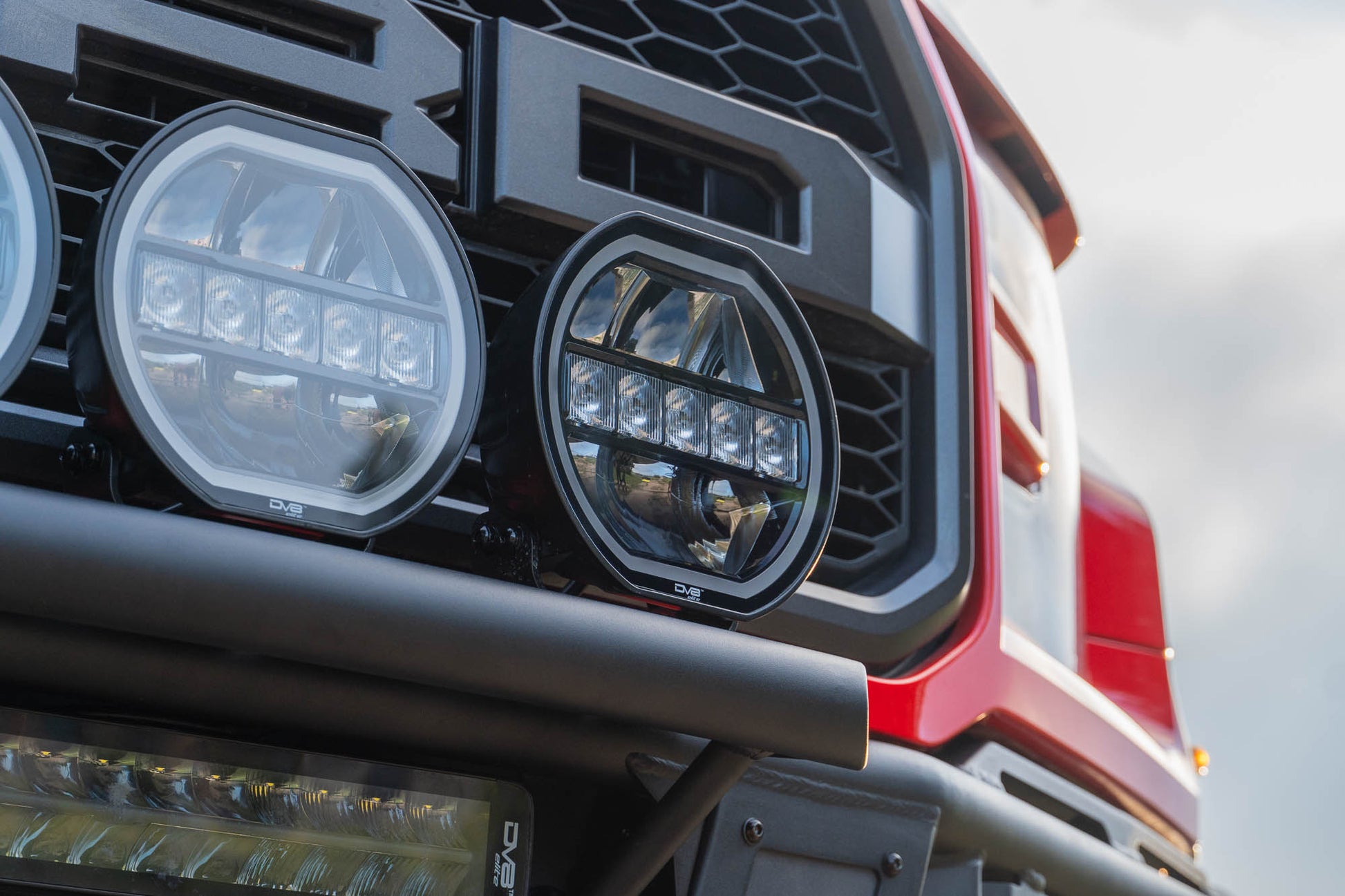 2017 2020 Ford F 150 Raptor Tube Front Bumper DV8 Offroad-6