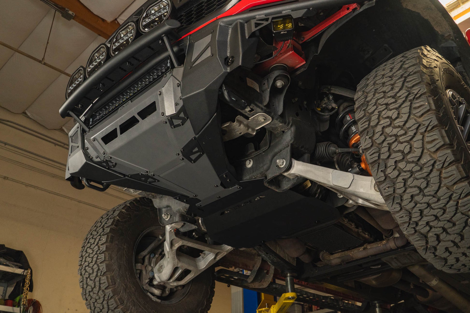 2017 2020 Ford F 150 Raptor Tube Front Bumper DV8 Offroad-9