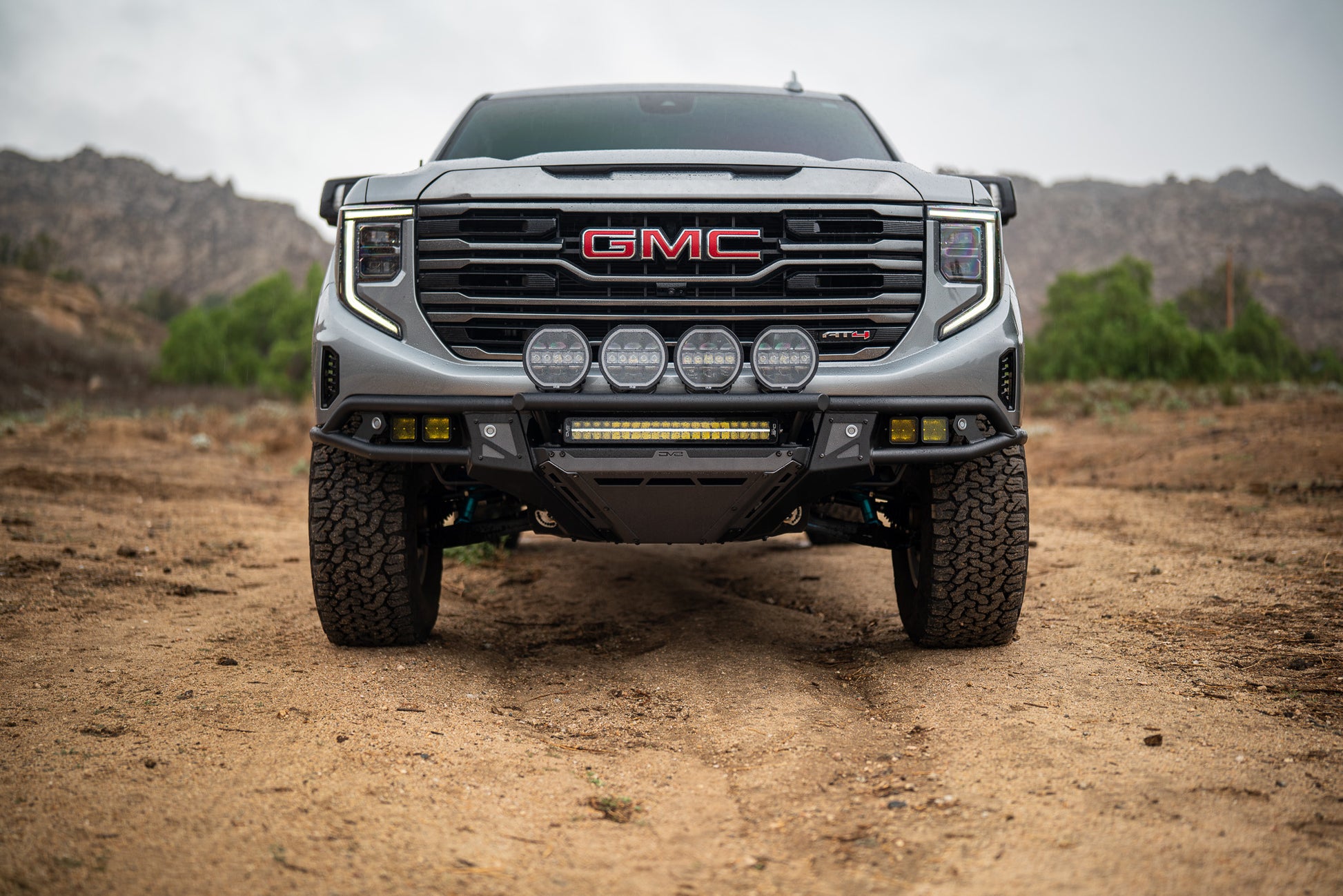 2022 2025 GMC Sierra 1500 Tube Front Bumper DV8 Offroad-1