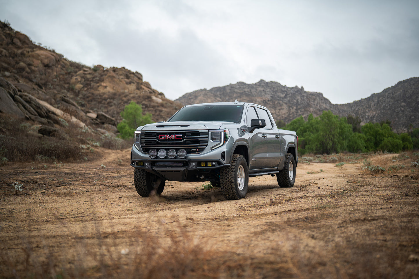 2022 2025 GMC Sierra 1500 Tube Front Bumper DV8 Offroad-3