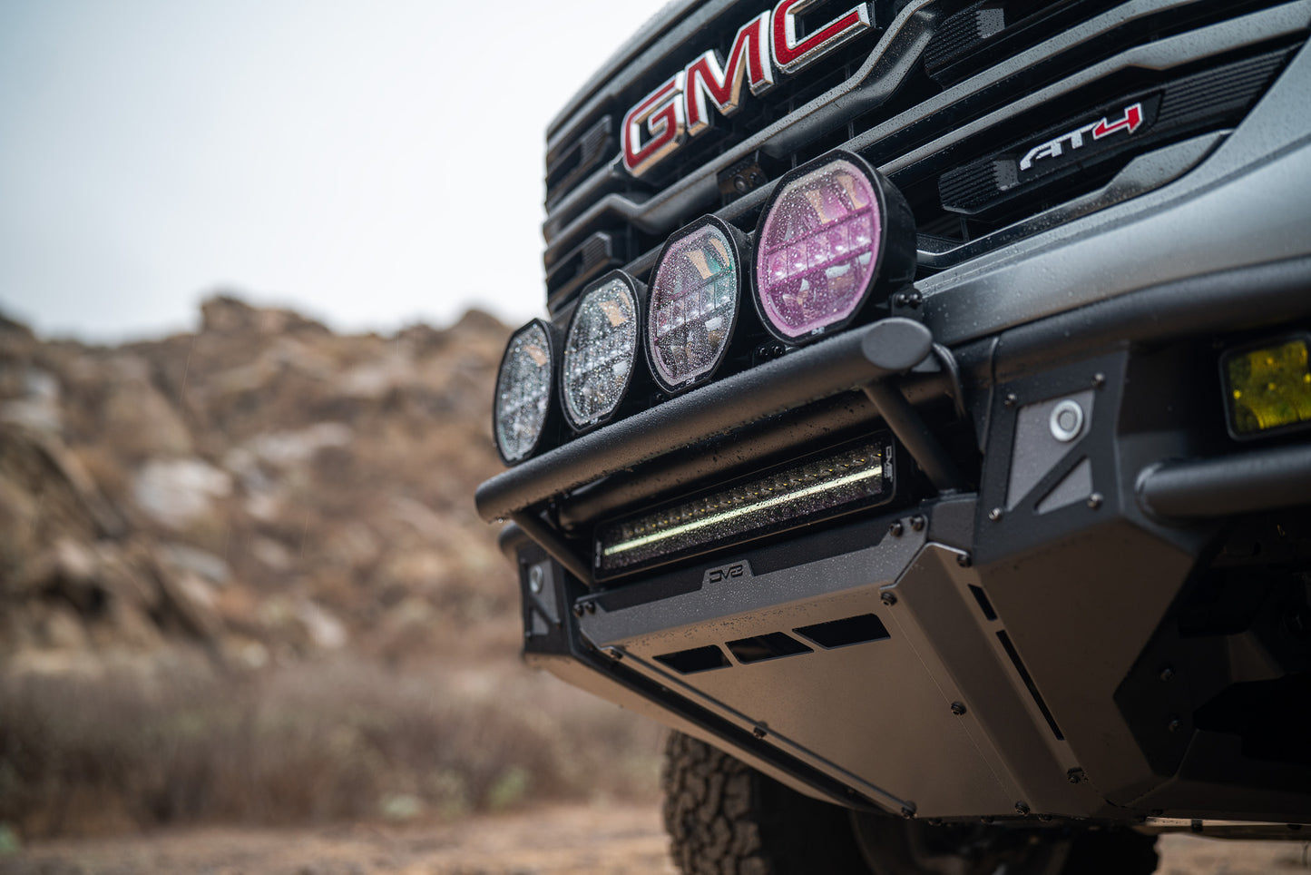 2022 2025 GMC Sierra 1500 Tube Front Bumper DV8 Offroad-5