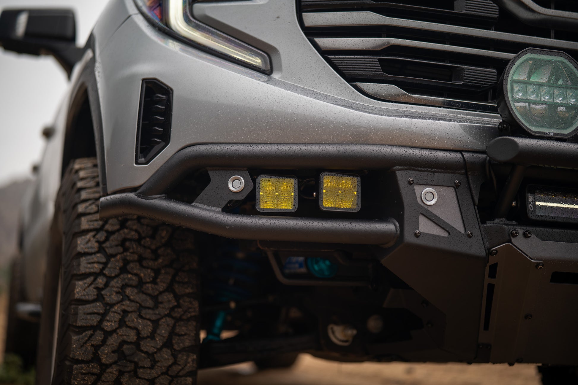 2022 2025 GMC Sierra 1500 Tube Front Bumper DV8 Offroad-7