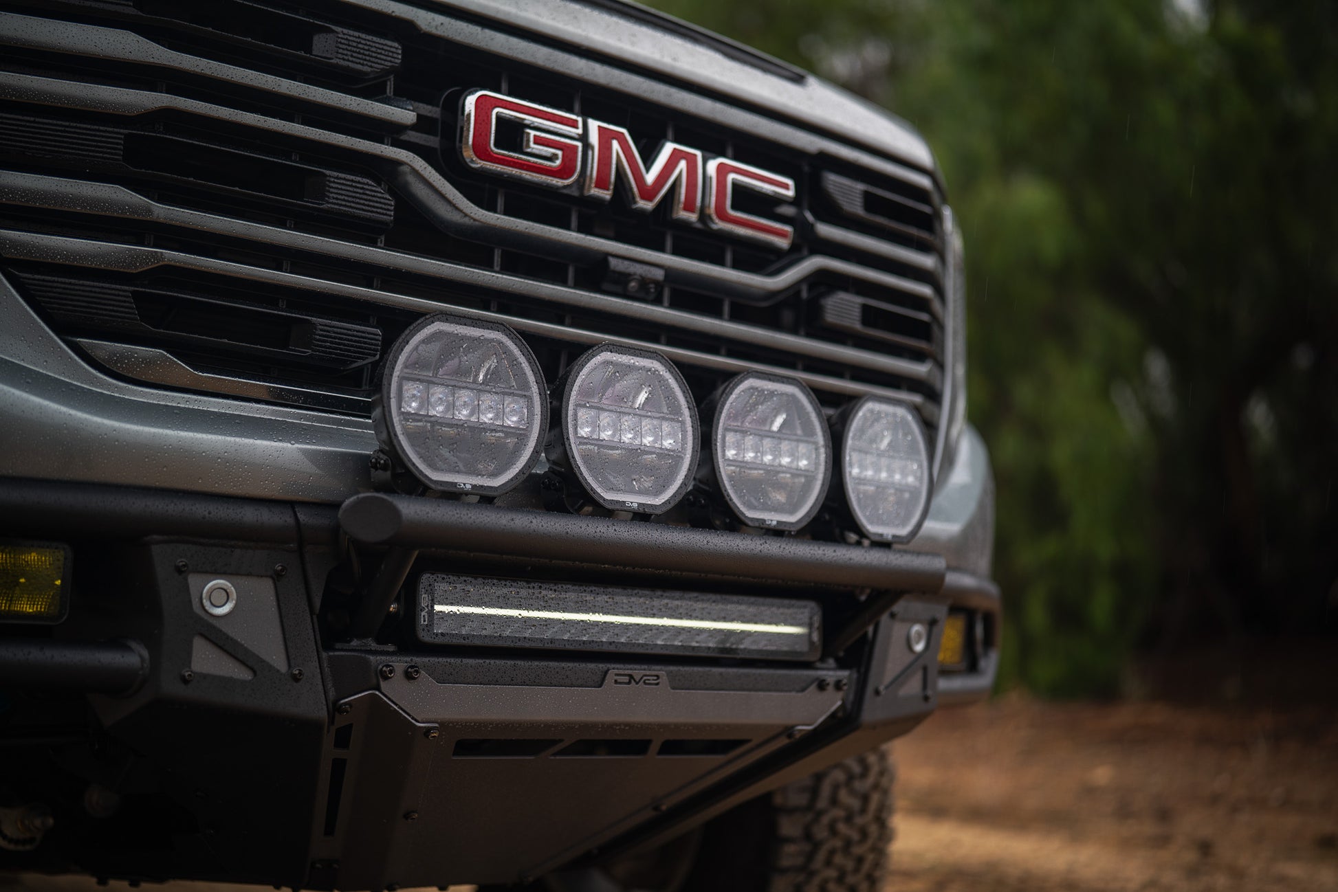 2022 2025 GMC Sierra 1500 Tube Front Bumper DV8 Offroad-10