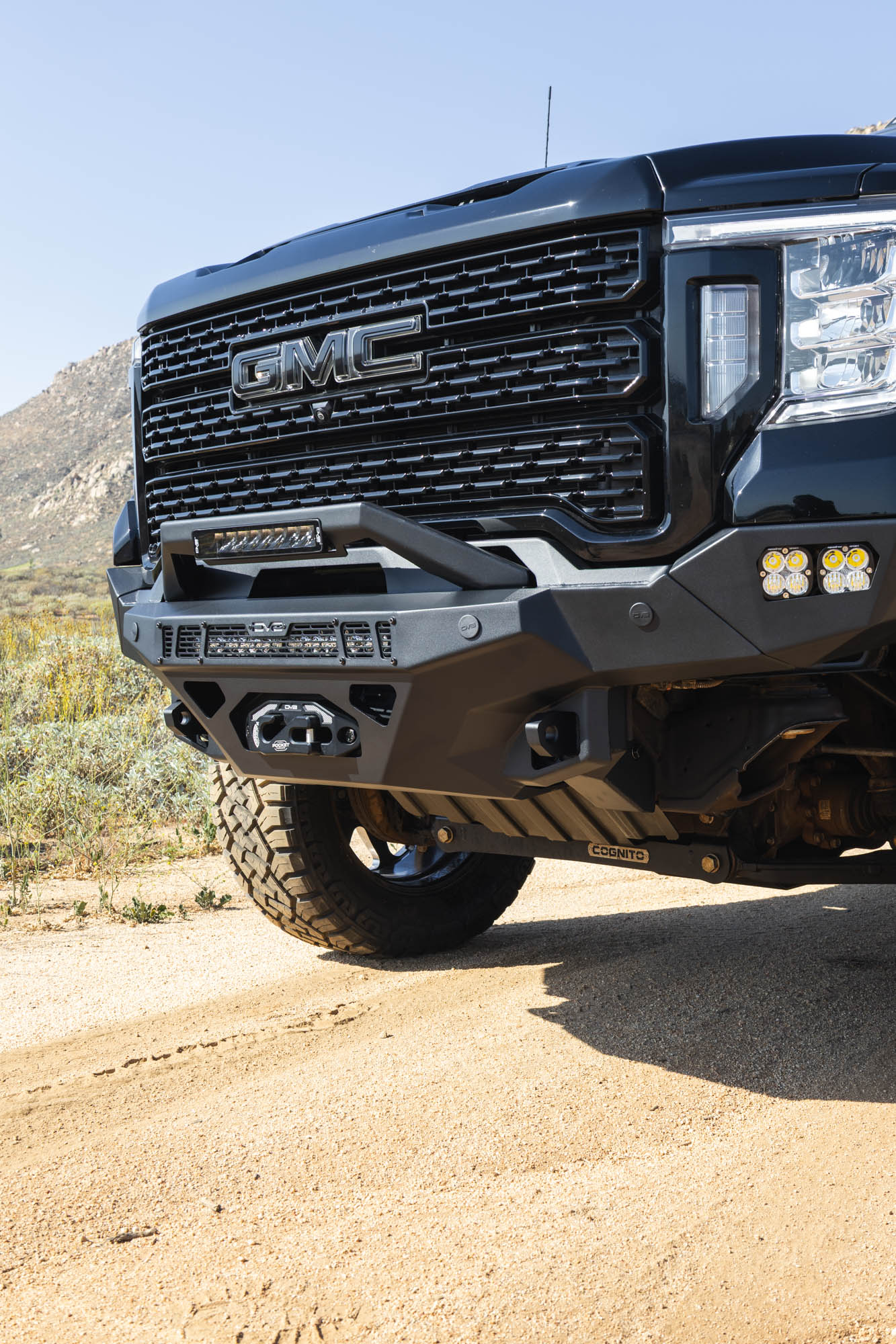 2020 2023 GMC Sierra 2500/3500 Spec Series Front Bumper DV8 Offroad-1