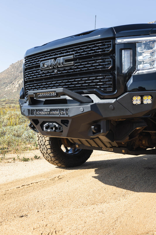 2020 2023 GMC Sierra 2500/3500 Spec Series Front Bumper DV8 Offroad-1