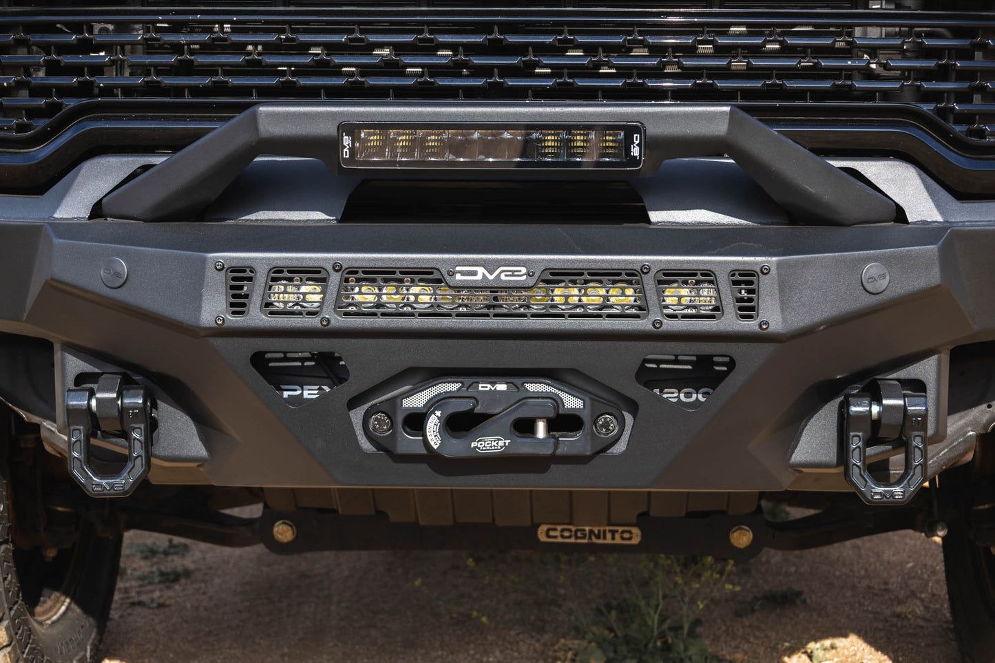 2020 2023 GMC Sierra 2500/3500 Spec Series Front Bumper DV8 Offroad-19