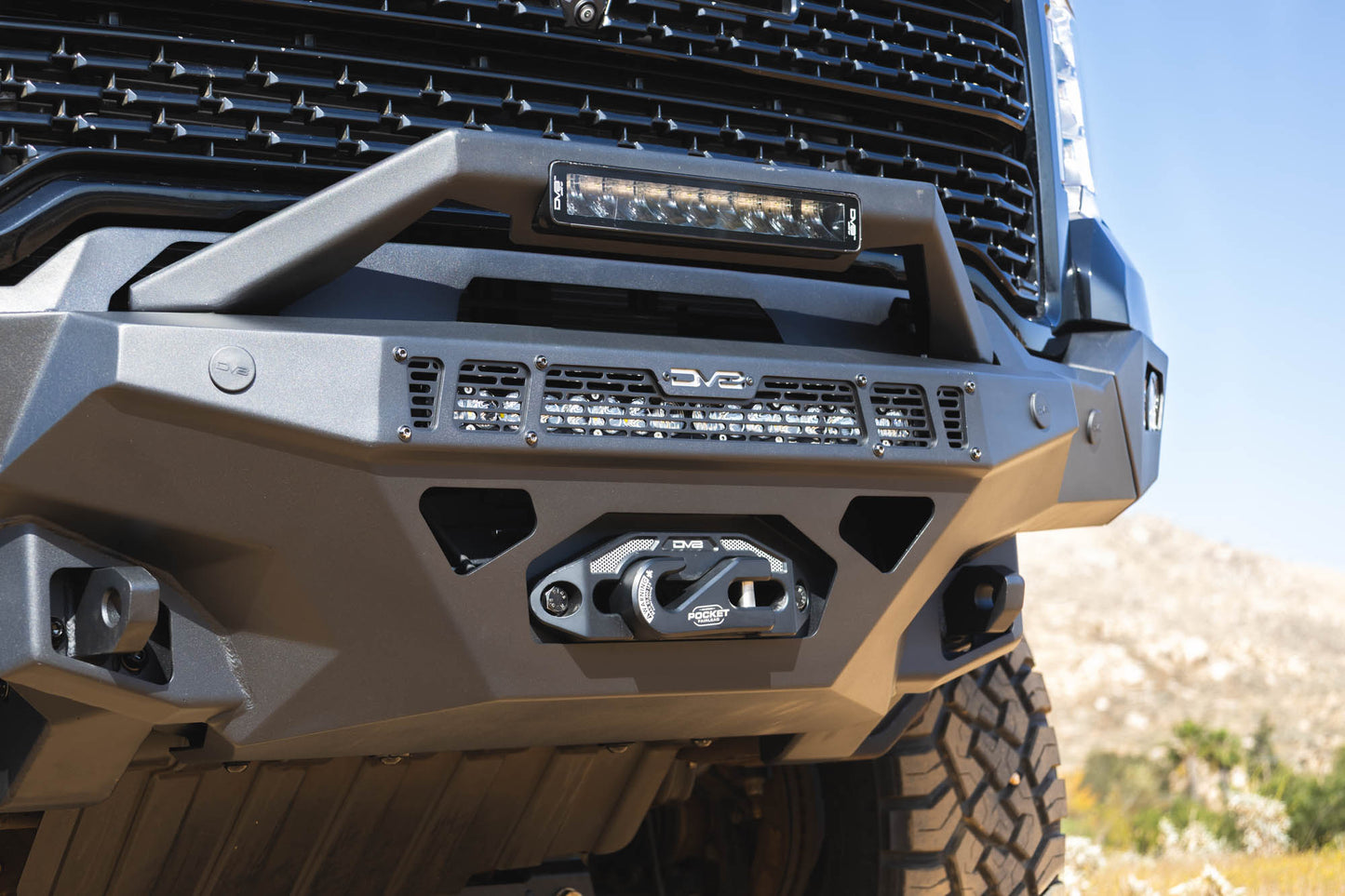 2020 2023 GMC Sierra 2500/3500 Spec Series Front Bumper DV8 Offroad-5