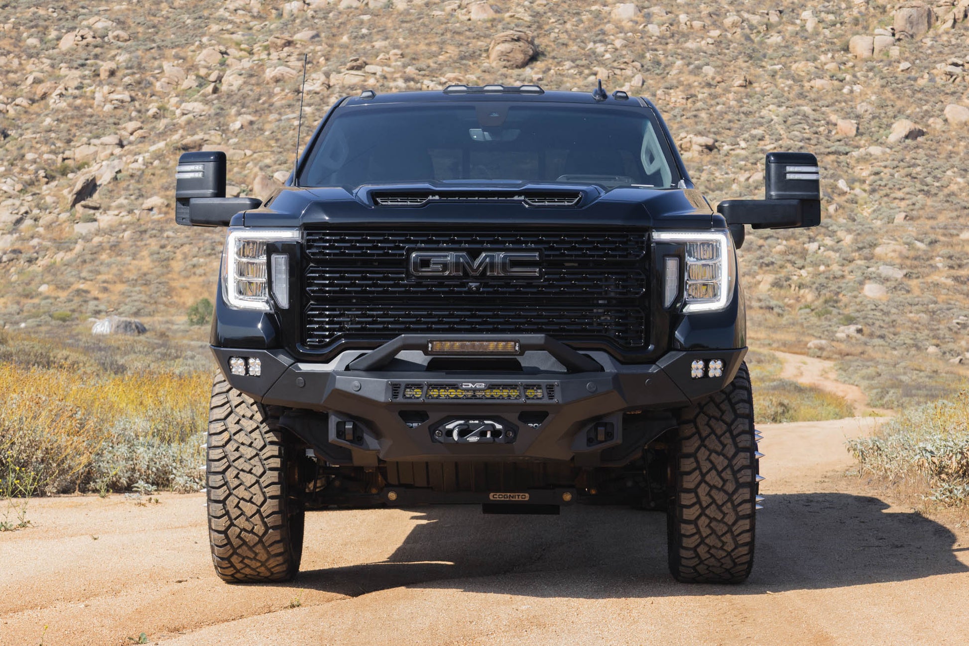 2020 2023 GMC Sierra 2500/3500 Spec Series Front Bumper DV8 Offroad-43