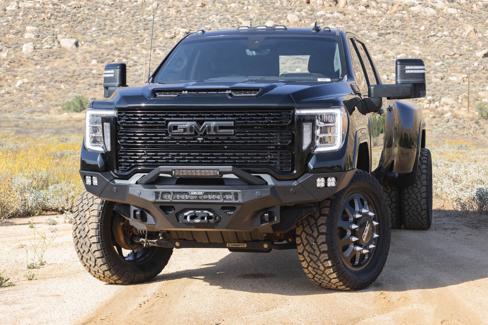 2020 2023 GMC Sierra 2500/3500 Spec Series Front Bumper DV8 Offroad-9