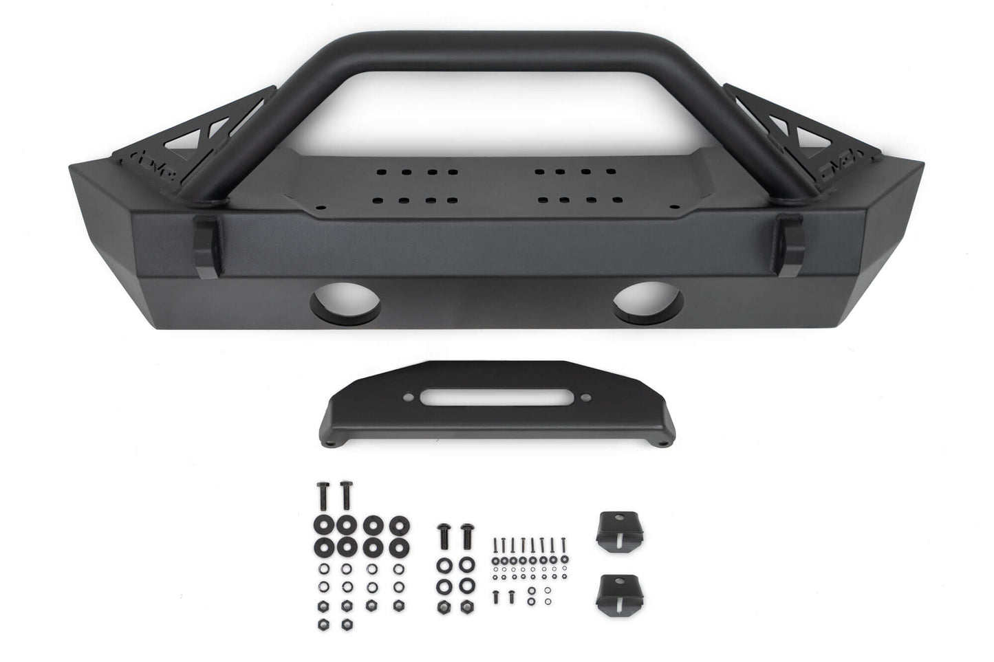 2007 2025 Jeep Gladiator JT Wrangler JK JKU JL JLU Fs 15 Series Front Bumper DV8 Offroad-13