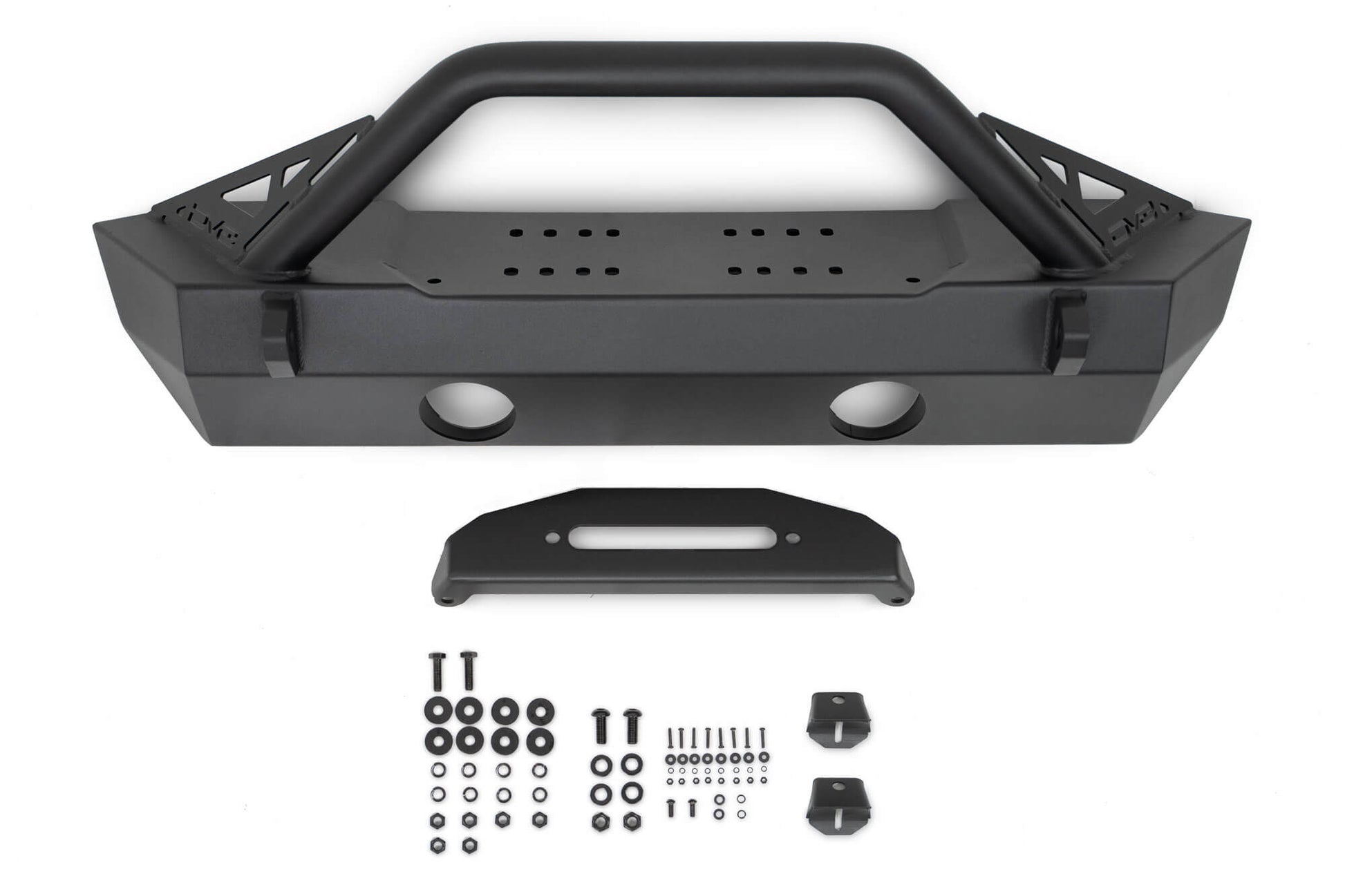 2007 2025 Jeep Gladiator JT Wrangler JK JKU JL JLU Fs 15 Series Front Bumper DV8 Offroad-13