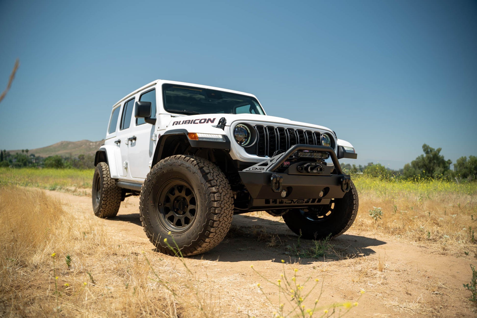 2007 2025 Jeep Gladiator JT Wrangler JK JKU JL JLU Fs 15 Series Front Bumper DV8 Offroad-3