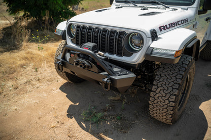 2007 2025 Jeep Gladiator JT Wrangler JK JKU JL JLU Fs 15 Series Front Bumper DV8 Offroad-6