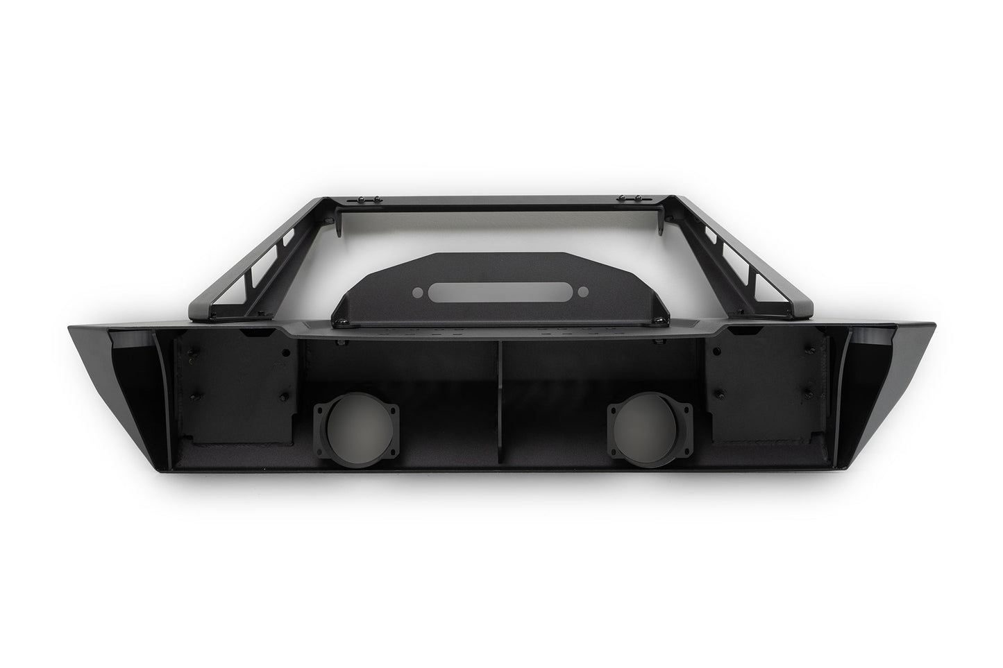 2007 2025 Jeep GladiatorJT Wrangler JK JKU JL JLU Stubby Front Bumper With Plated Bull Bar DV8 Offroad-10