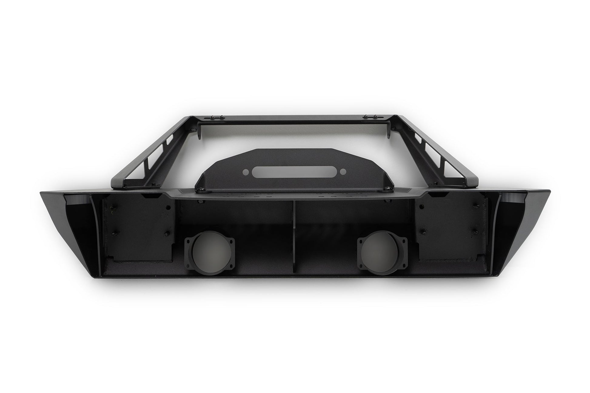 2007 2025 Jeep GladiatorJT Wrangler JK JKU JL JLU Stubby Front Bumper With Plated Bull Bar DV8 Offroad-10