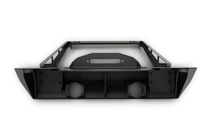 2007 2025 Jeep GladiatorJT Wrangler JK JKU JL JLU Stubby Front Bumper With Plated Bull Bar DV8 Offroad-10