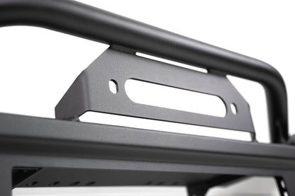 2007 2025 Jeep GladiatorJT Wrangler JK JKU JL JLU Fs 7 Mid Width Winch Front Bumper DV8 Offroad-5