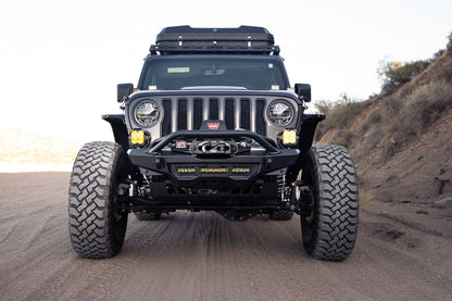 2018 2025 Jeep Gladiator Wrangler Spec Series Front Bumper DV8 Offroad-13