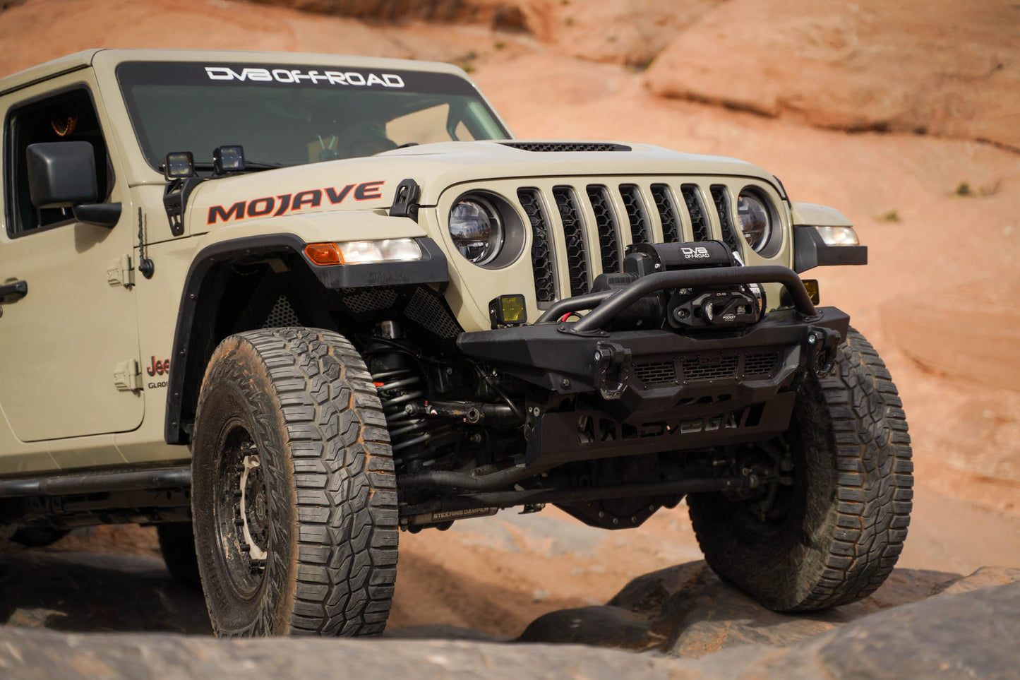 2018 2025 Jeep Gladiator Wrangler Spec Series Front Bumper DV8 Offroad-14