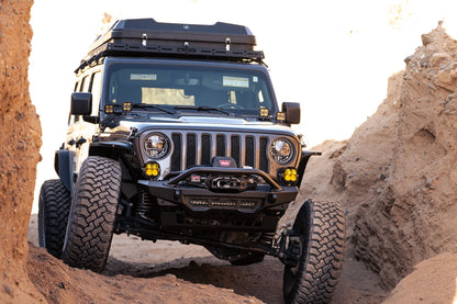 2018 2025 Jeep Gladiator Wrangler Spec Series Front Bumper DV8 Offroad-6