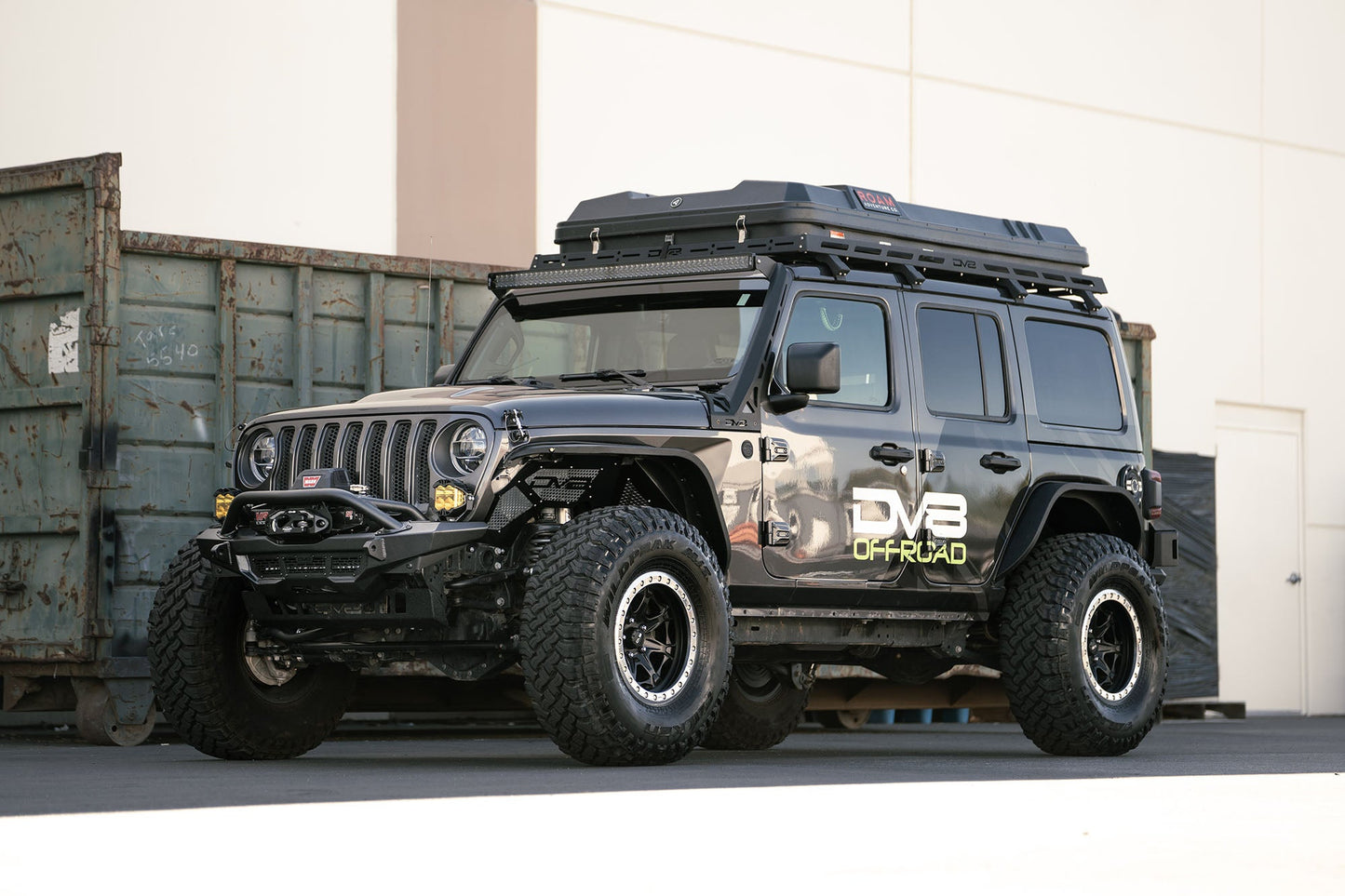 2018 2025 Jeep Gladiator Wrangler Spec Series Front Bumper DV8 Offroad-8