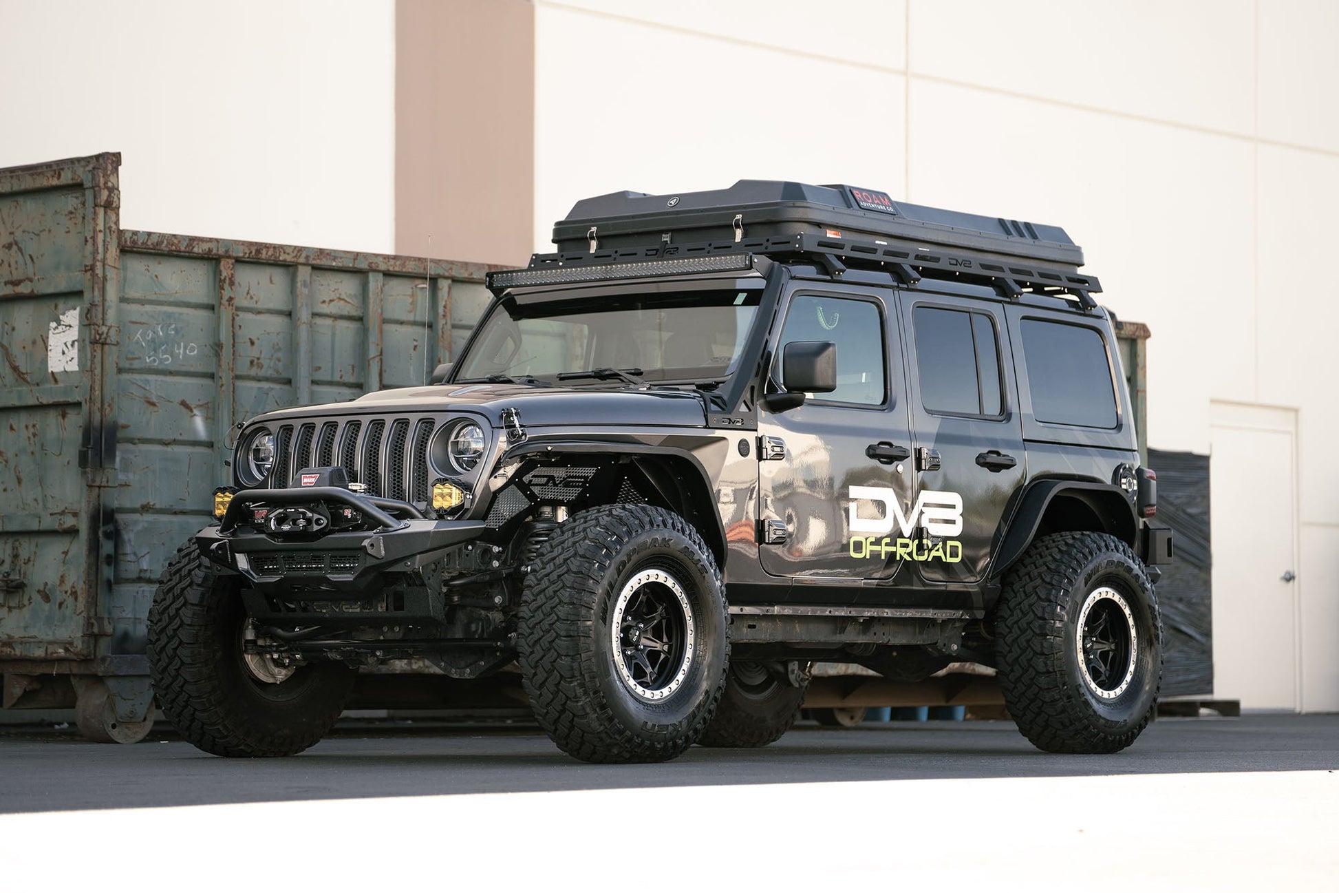 2018 2025 Jeep Gladiator Wrangler Spec Series Front Bumper DV8 Offroad-8