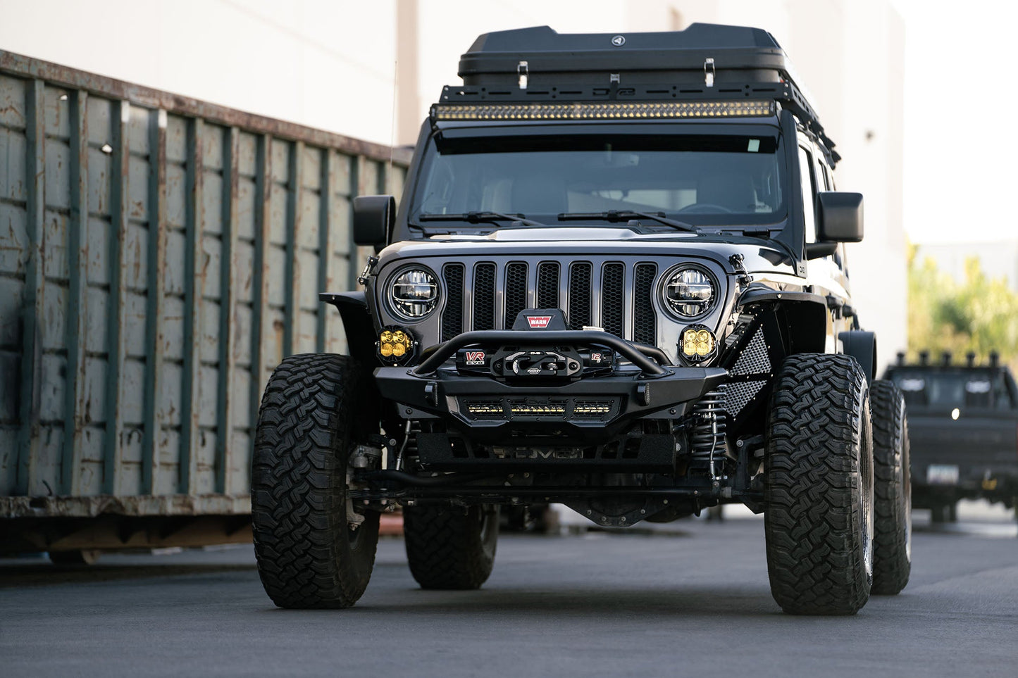 2018 2025 Jeep Gladiator Wrangler Spec Series Front Bumper DV8 Offroad-9