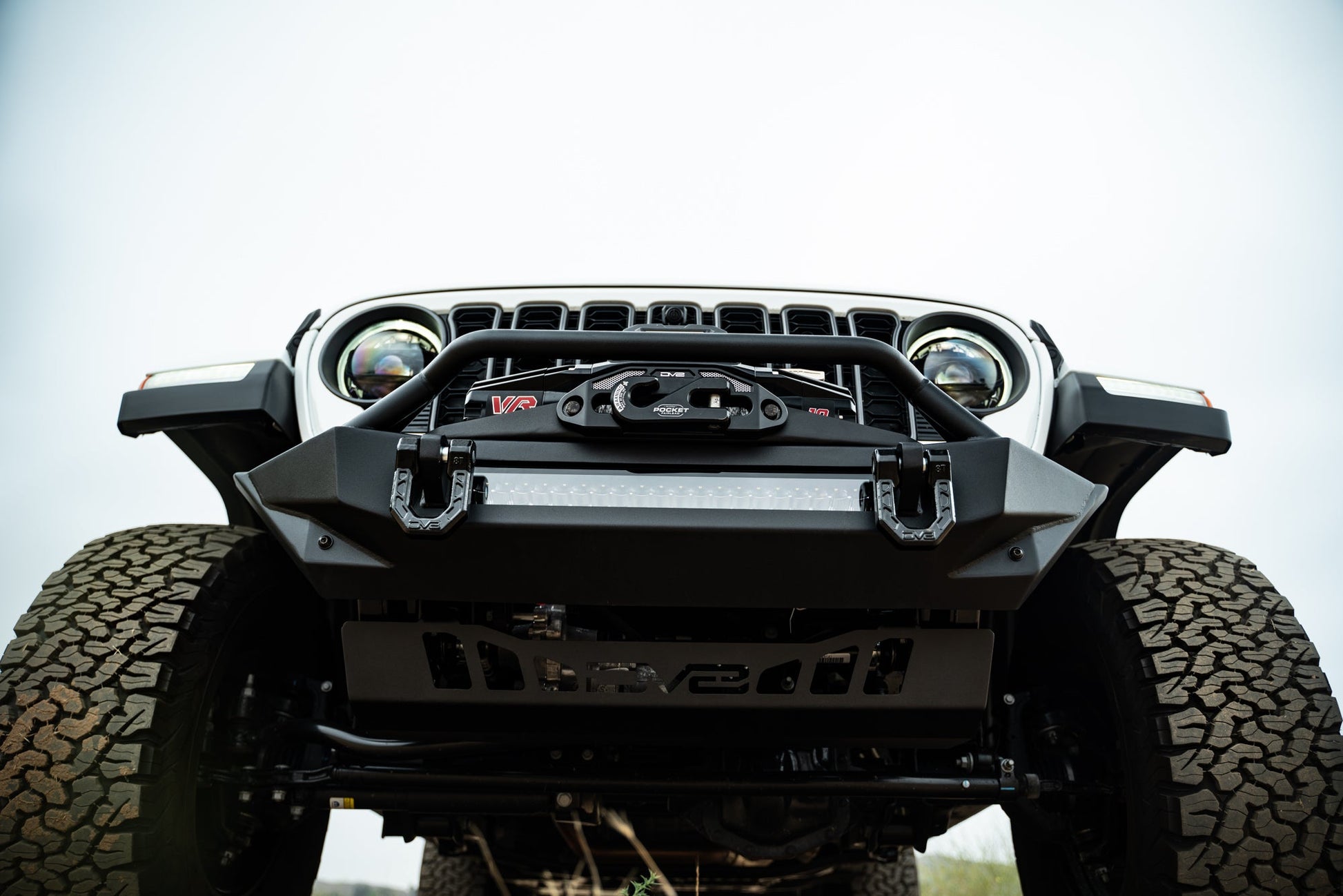 2007 2025 Jeep GladiatorJT Wrangler JK JKU JL JLU Fs 1 Series Stubby Front Bumper DV8 Offroad-1