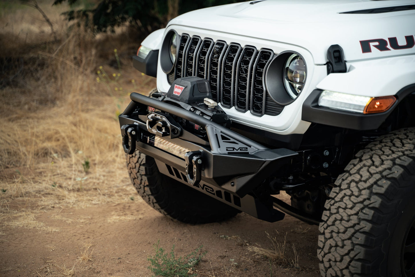 2007 2025 Jeep GladiatorJT Wrangler JK JKU JL JLU Fs 1 Series Stubby Front Bumper DV8 Offroad-2