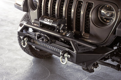 2007 2025 Jeep GladiatorJT Wrangler JK JKU JL JLU Fs 1 Series Stubby Front Bumper DV8 Offroad-12