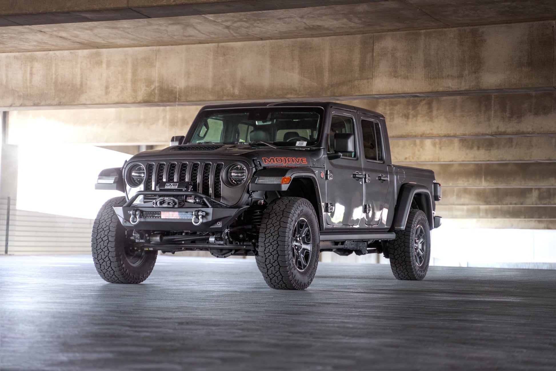 2007 2025 Jeep GladiatorJT Wrangler JK JKU JL JLU Fs 1 Series Stubby Front Bumper DV8 Offroad-9