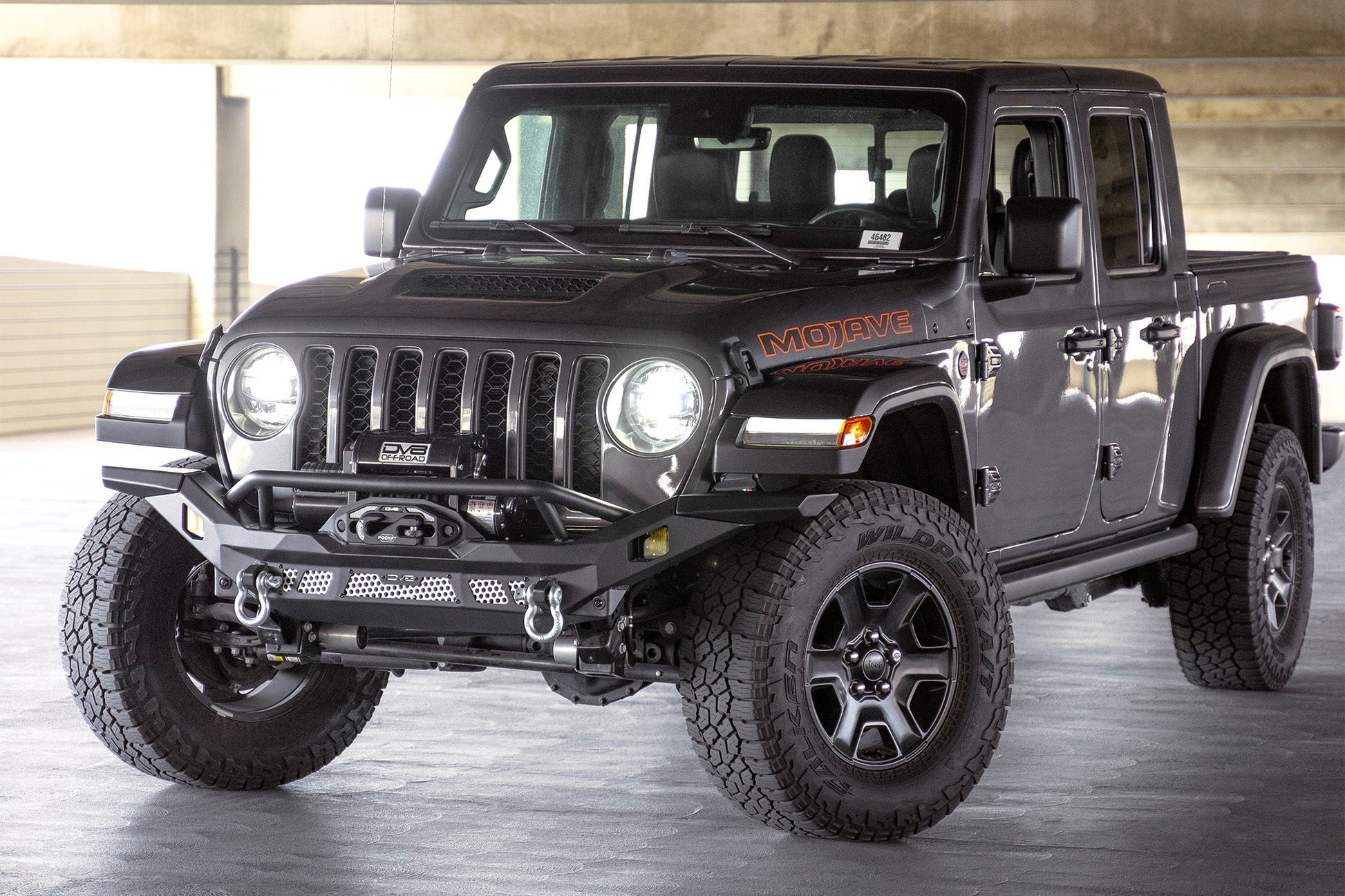 2007 2025 Jeep GladiatorJT Wrangler JK JKU JL JLU Mto Series Front Bumper DV8 Offroad-11
