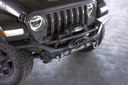 2007 2025 Jeep GladiatorJT Wrangler JK JKU JL JLU Mto Series Front Bumper DV8 Offroad-12