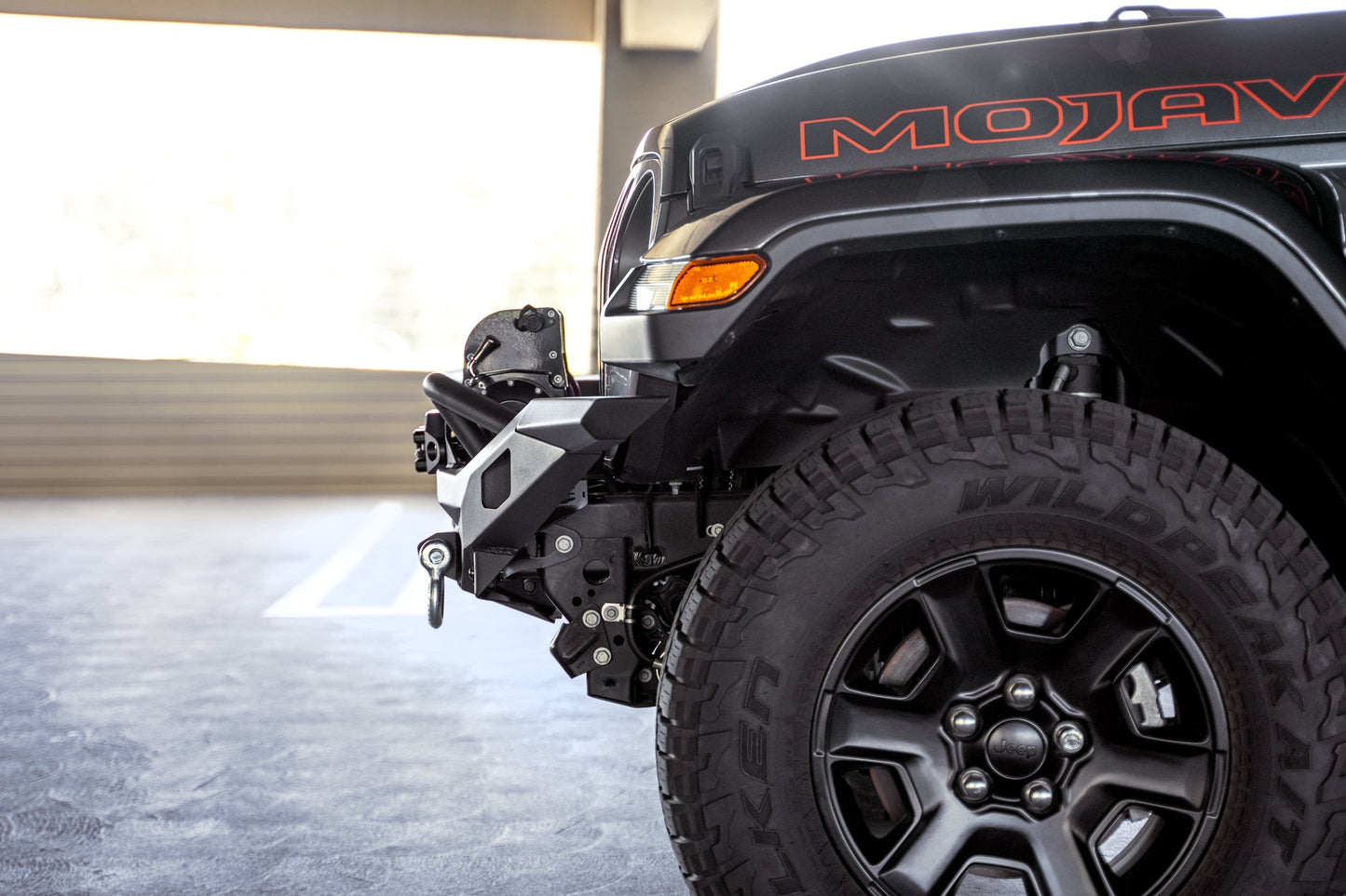 2007 2025 Jeep GladiatorJT Wrangler JK JKU JL JLU Mto Series Front Bumper DV8 Offroad-13