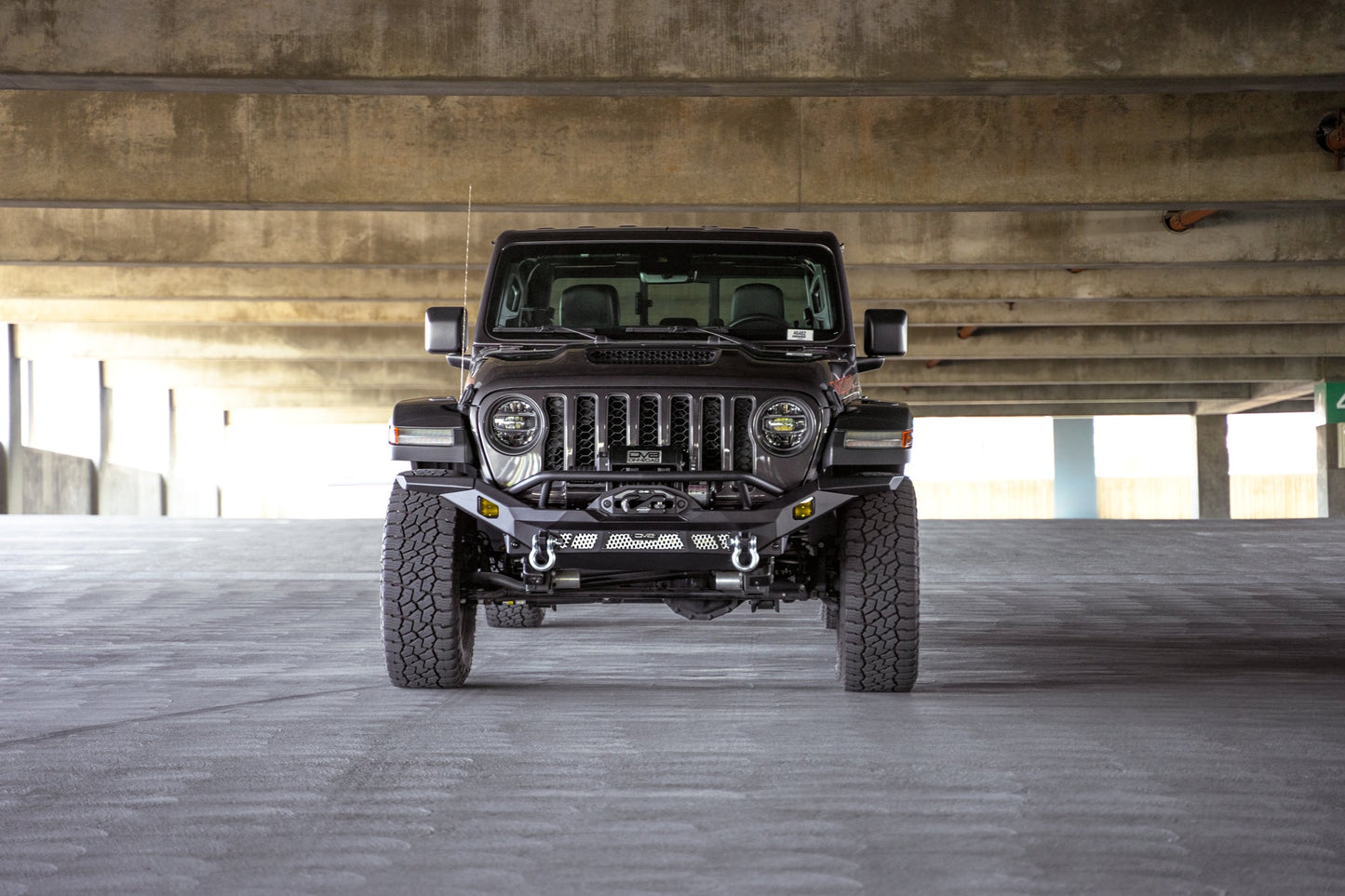 2007 2025 Jeep GladiatorJT Wrangler JK JKU JL JLU Mto Series Front Bumper DV8 Offroad-10