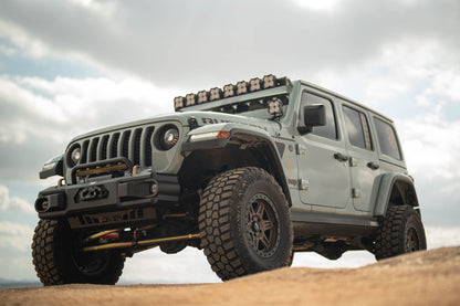 2018 2025 Jeep Wrangler JL & 2020 2025 Gladiator JT OE Plus Front Bumper DV8 Offroad-1