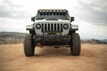 2018 2025 Jeep Wrangler JL & 2020 2025 Gladiator JT OE Plus Front Bumper DV8 Offroad-12