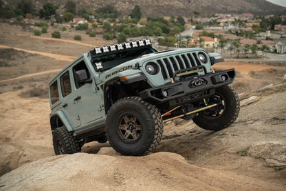 2018 2025 Jeep Wrangler JL & 2020 2025 Gladiator JT OE Plus Front Bumper DV8 Offroad-6