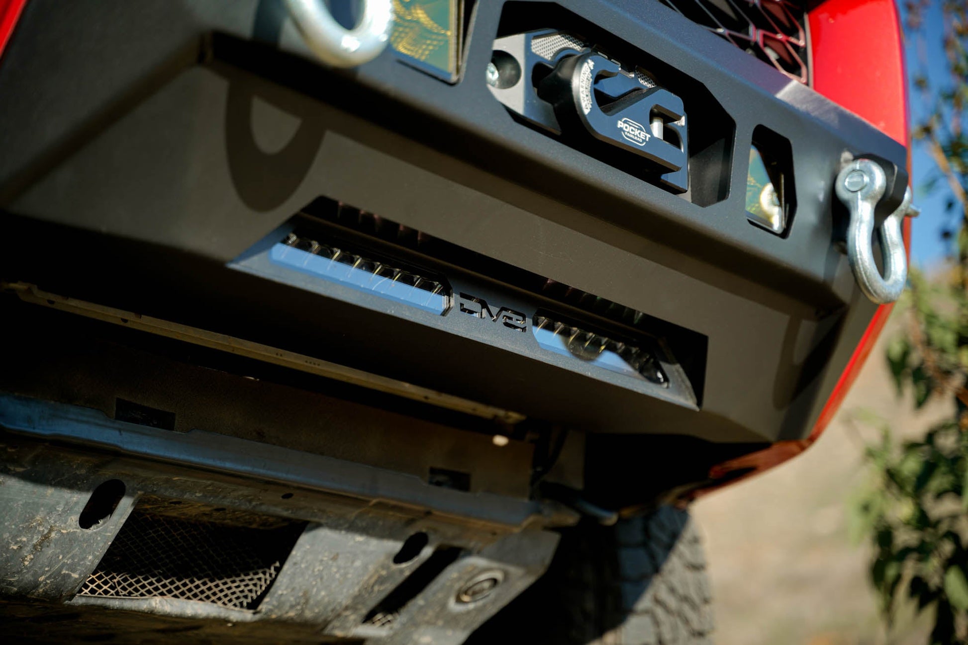 2014 2024 Toyota 4Runner Centric Series Winch Front Bumper DV8 Offroad-7