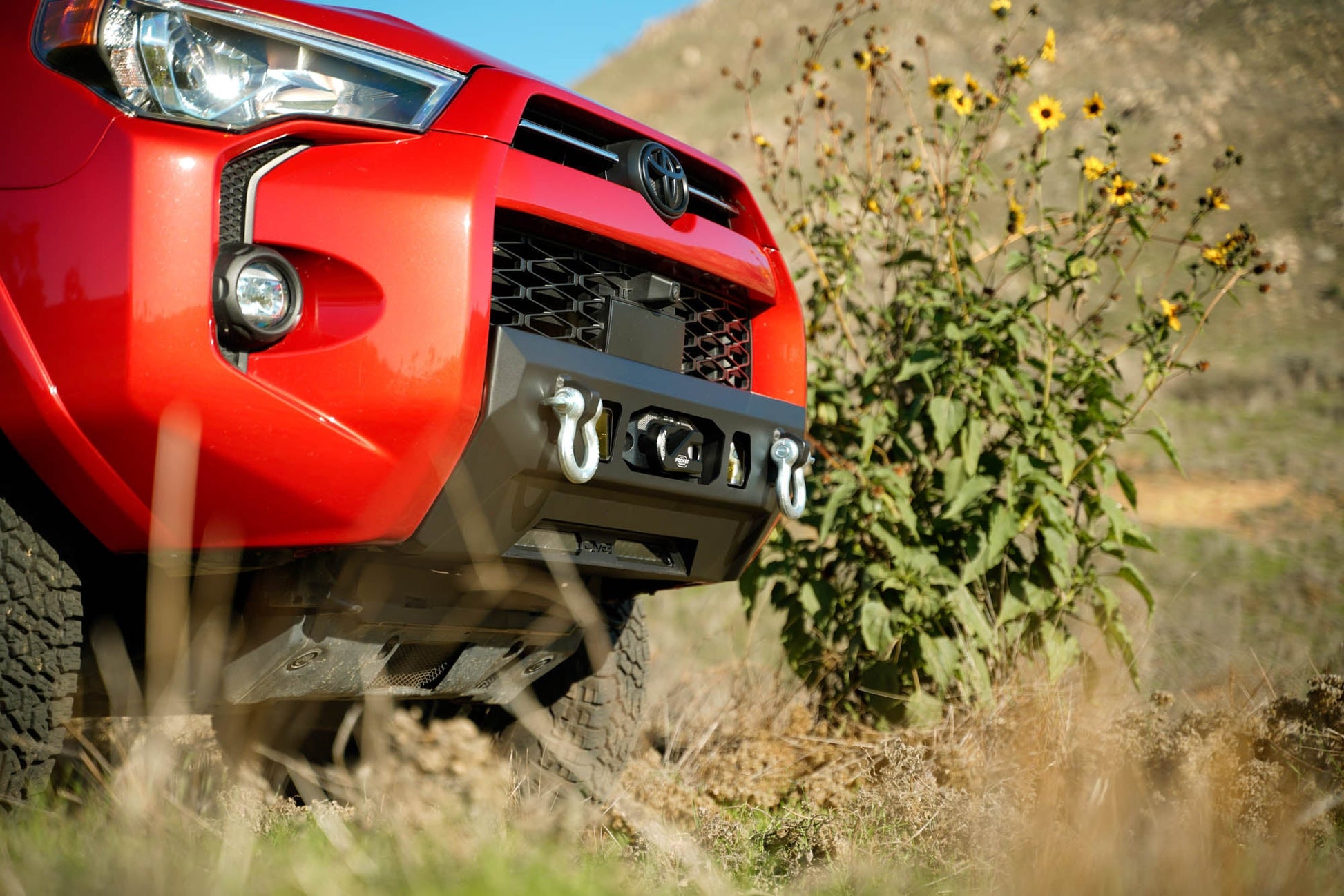 2014 2024 Toyota 4Runner Centric Series Winch Front Bumper DV8 Offroad-8