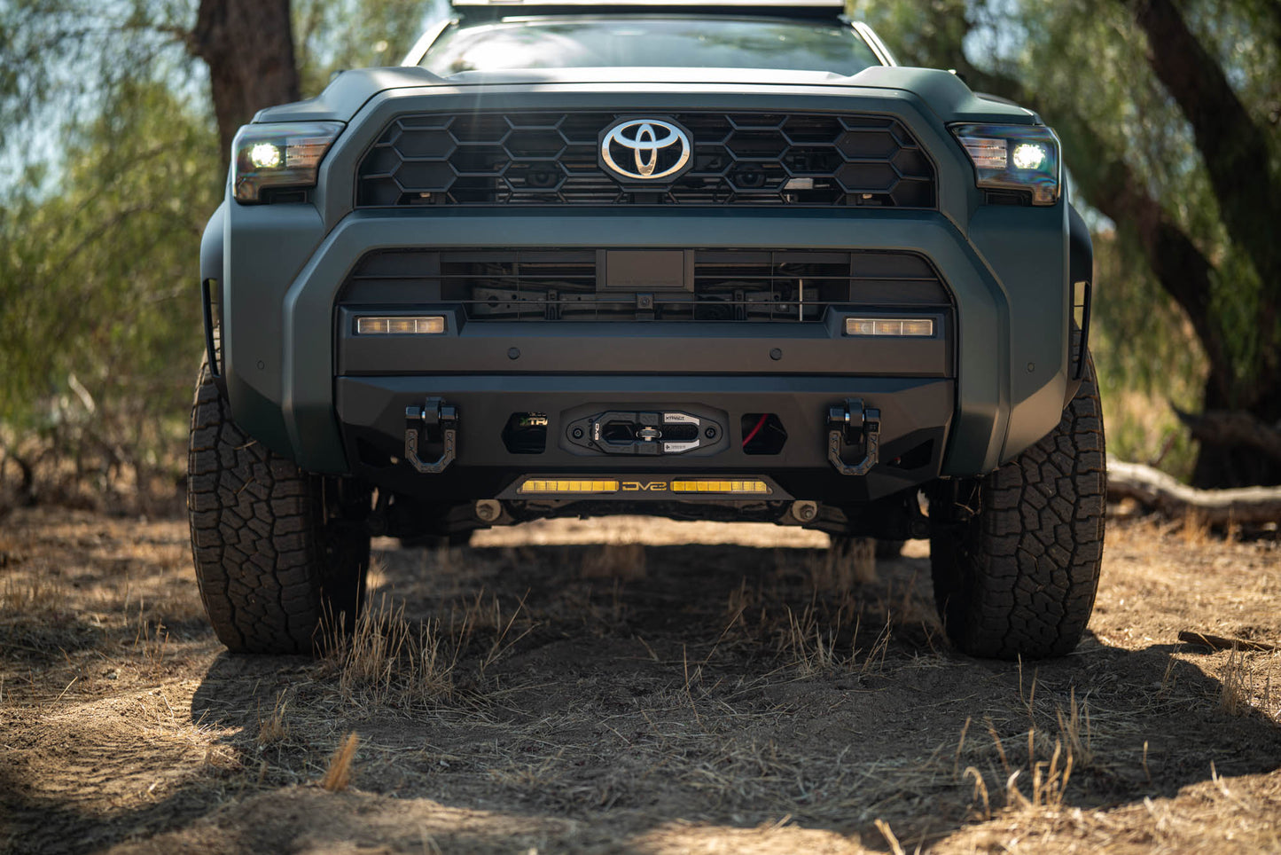 2025 Toyota 4Runner Centric Winch Front Bumper DV8 Offroad-7