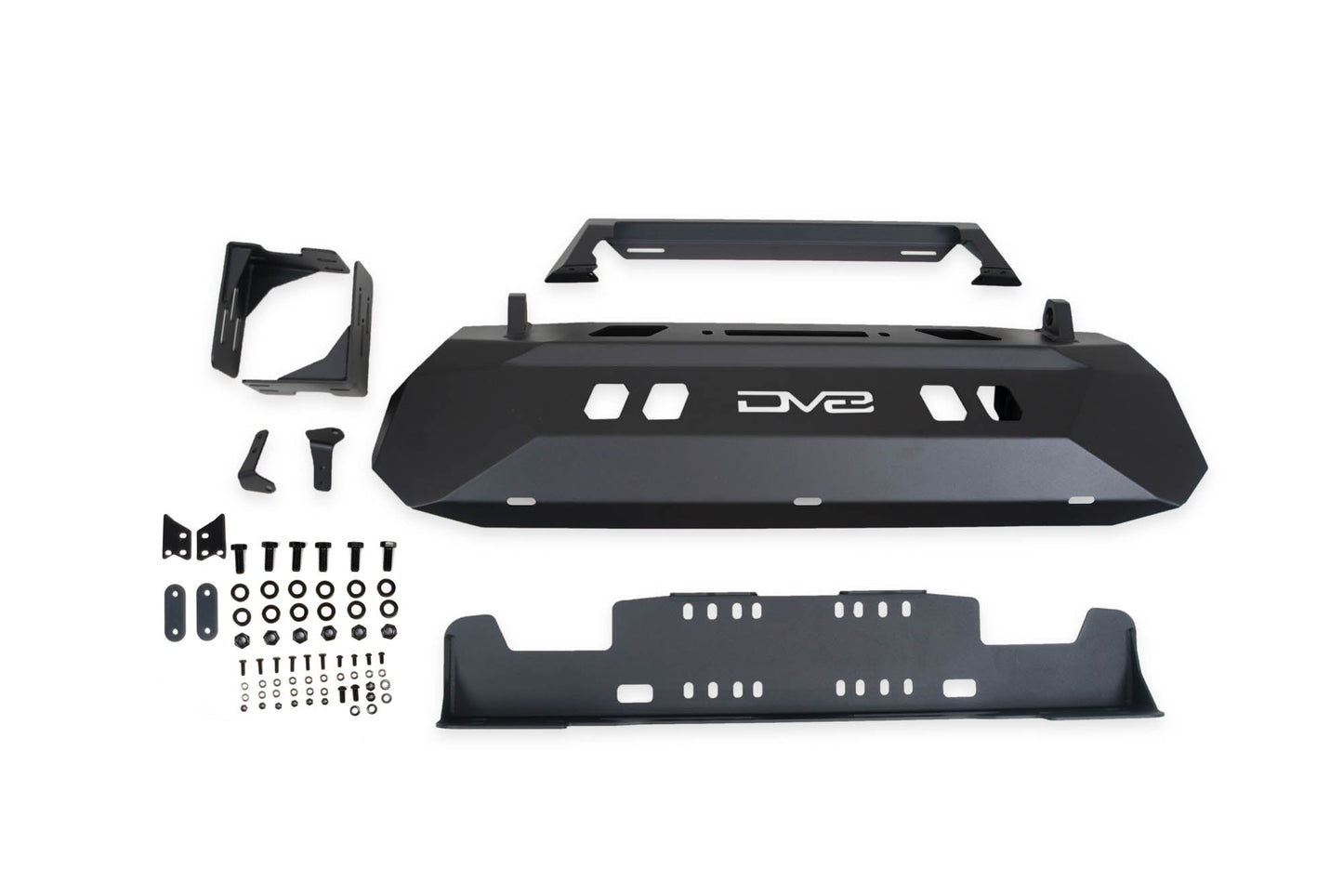 2016 2023 Toyota Tacoma Center Mount Front Bumper V2 DV8 Offroad-4