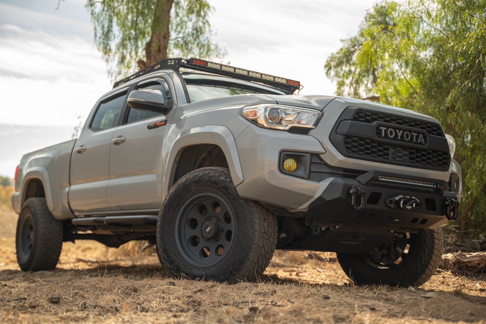 2016 2023 Toyota Tacoma Center Mount Front Bumper V2 DV8 Offroad-6