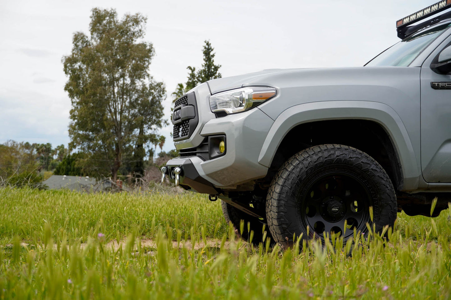2016 2023 Toyota Tacoma Centric Winch Front Bumper DV8 Offroad-3