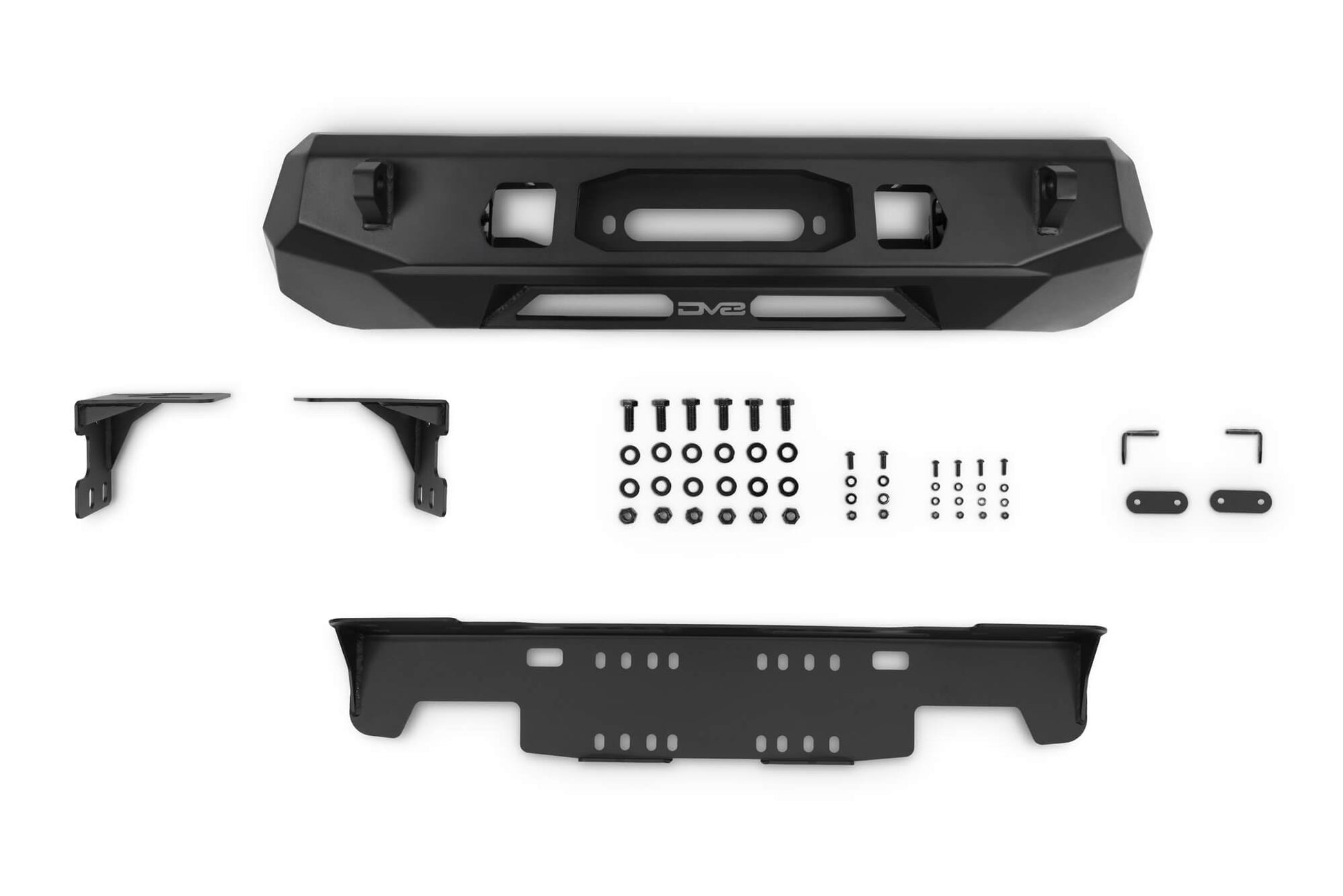 2016 2023 Toyota Tacoma Centric Winch Front Bumper DV8 Offroad-7